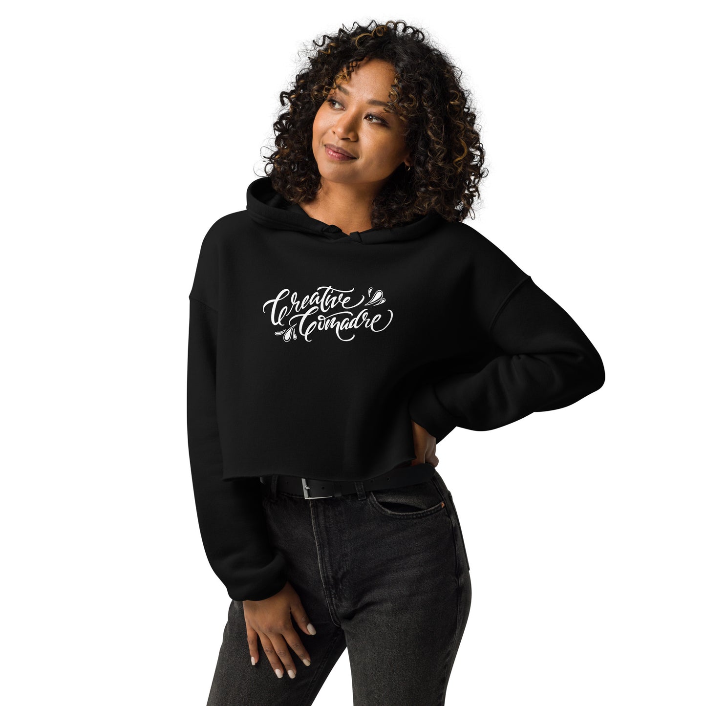 Creative Comadre Crop Hoodie