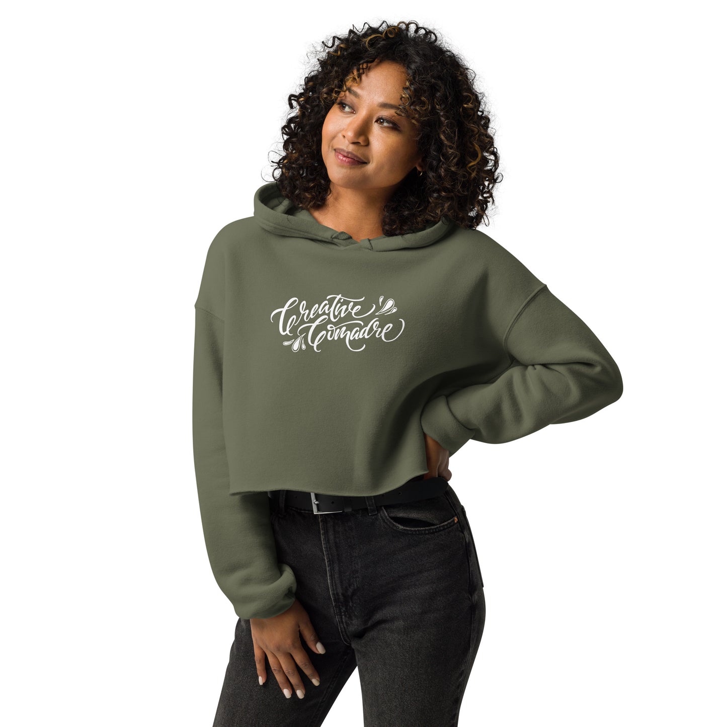 Creative Comadre Crop Hoodie